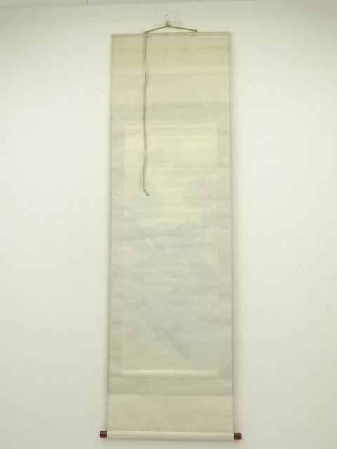 道具 ] - 道具 春峰筆 彩色山水 肉筆絹本掛軸 | ネットショップ圭